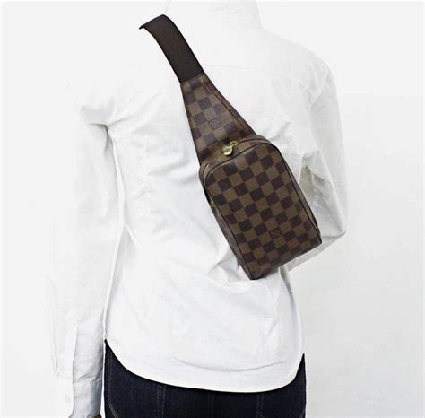 louis vuitton geronimos damier ebene brown|Louis Vuitton damier tote bag.